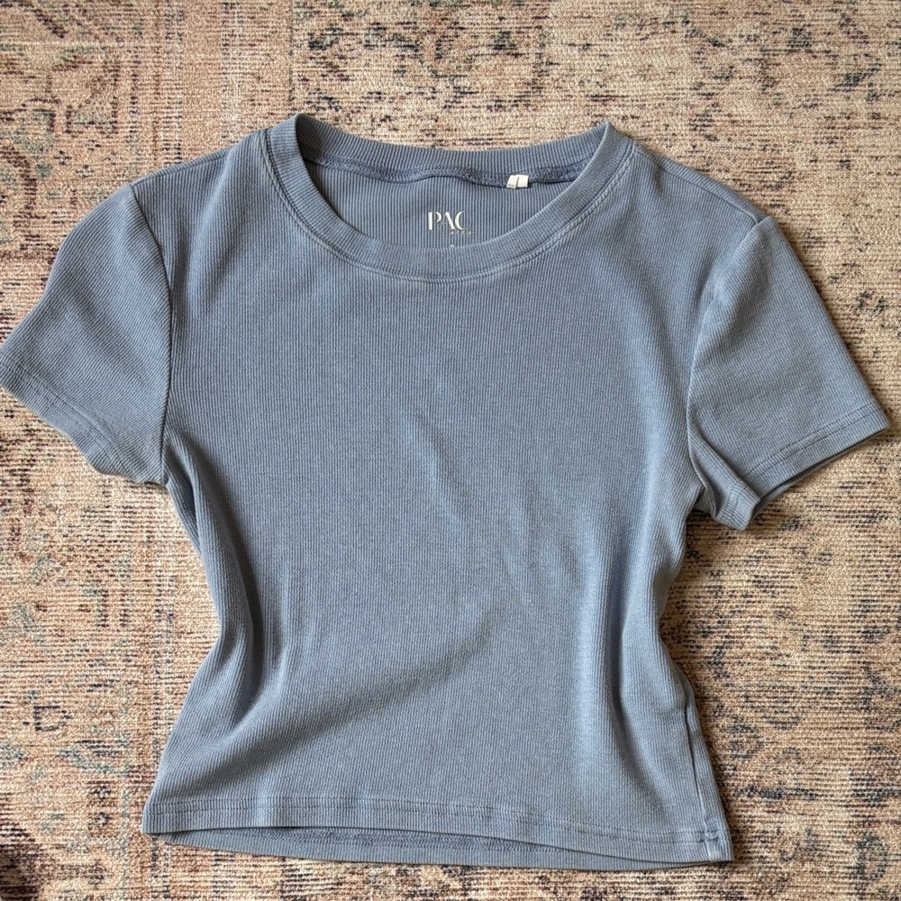PacSun Light Blue Baby Tee